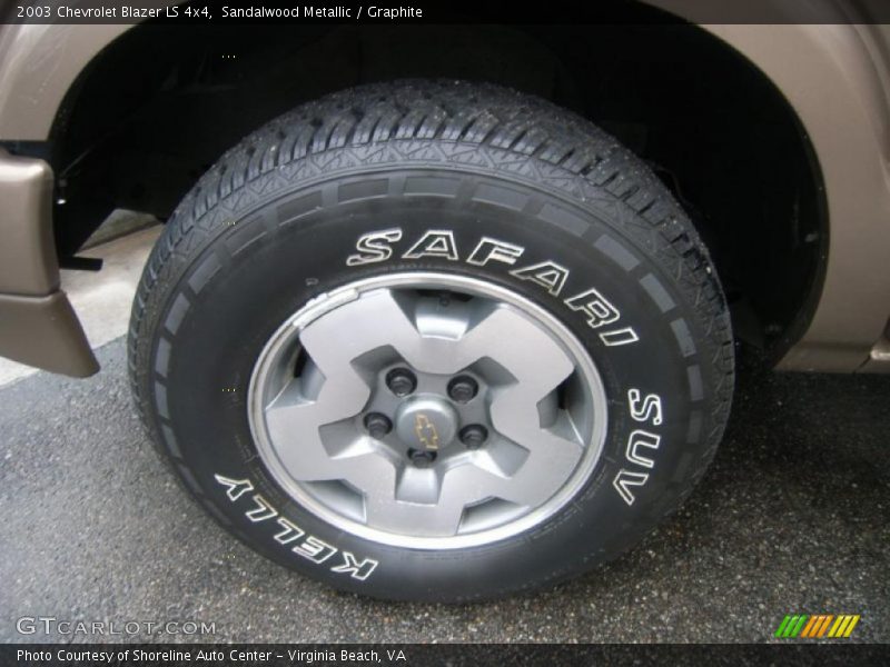 Sandalwood Metallic / Graphite 2003 Chevrolet Blazer LS 4x4