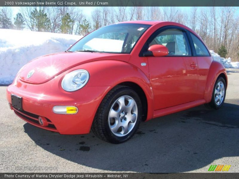 Uni Red / Cream 2003 Volkswagen New Beetle GLS Coupe