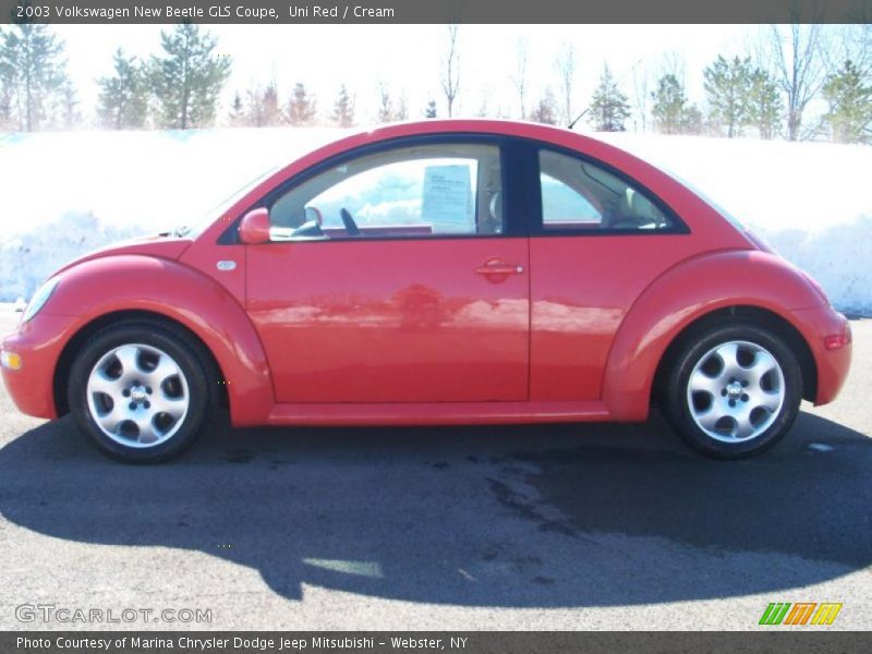 Uni Red / Cream 2003 Volkswagen New Beetle GLS Coupe