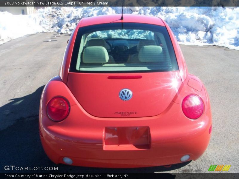 Uni Red / Cream 2003 Volkswagen New Beetle GLS Coupe