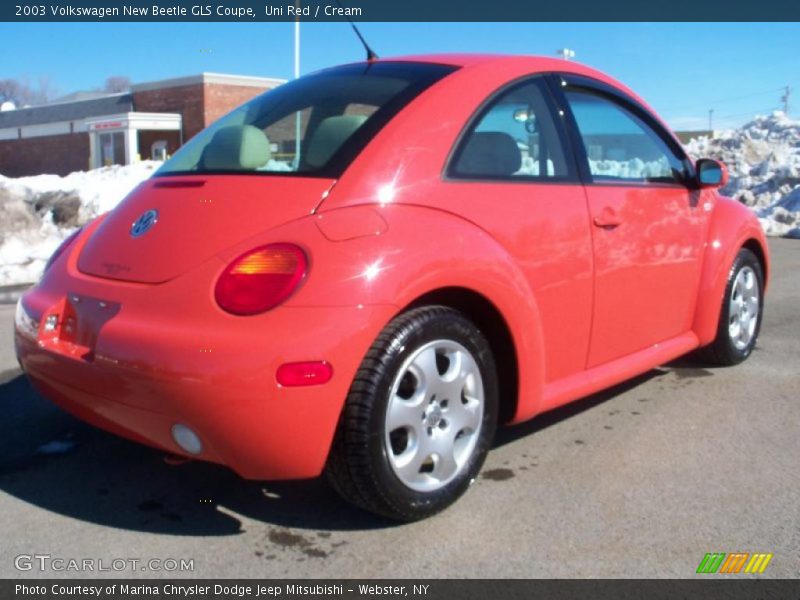 Uni Red / Cream 2003 Volkswagen New Beetle GLS Coupe