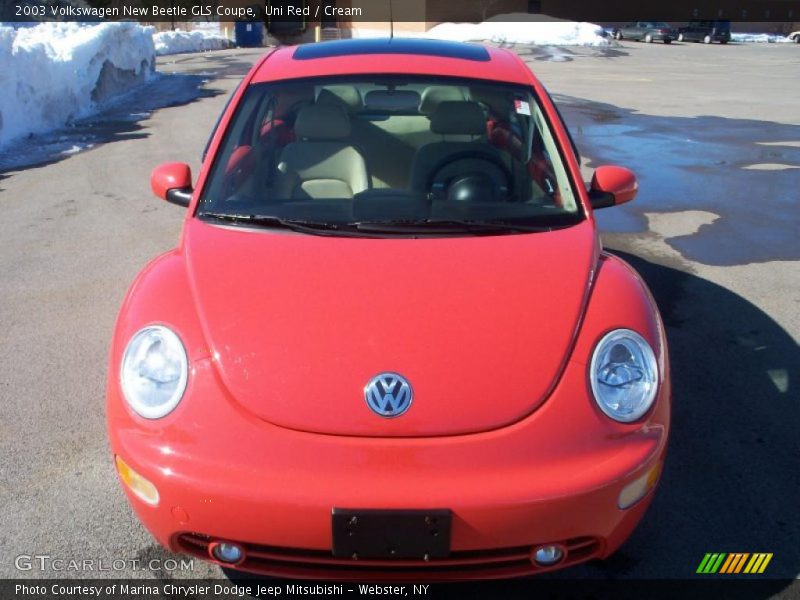 Uni Red / Cream 2003 Volkswagen New Beetle GLS Coupe