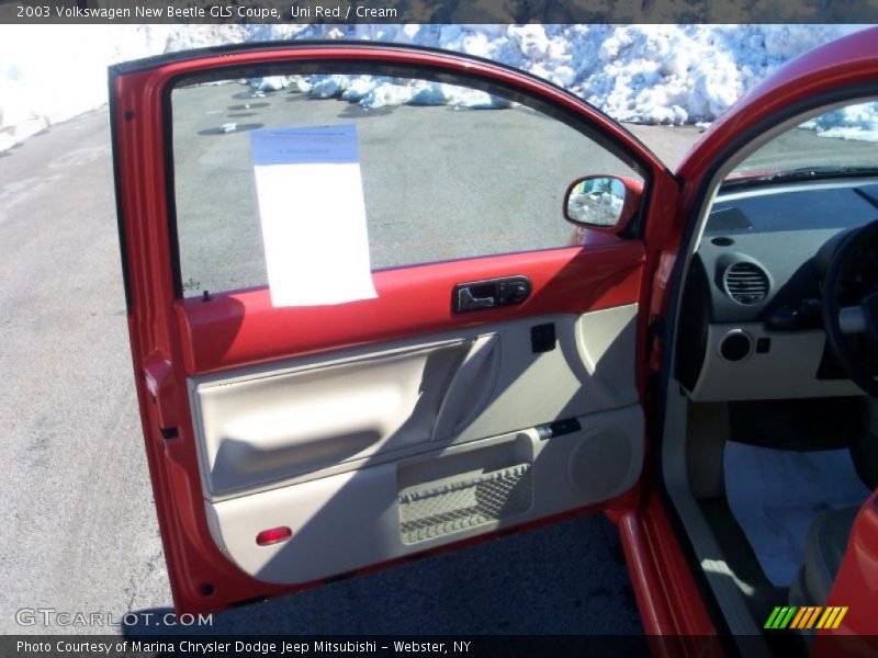 Uni Red / Cream 2003 Volkswagen New Beetle GLS Coupe