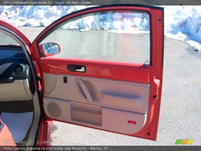 Uni Red / Cream 2003 Volkswagen New Beetle GLS Coupe