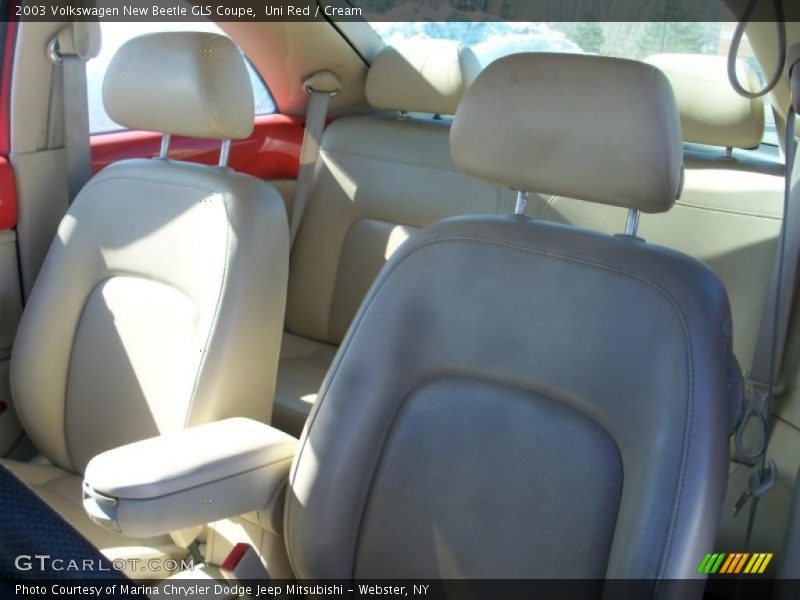 Uni Red / Cream 2003 Volkswagen New Beetle GLS Coupe
