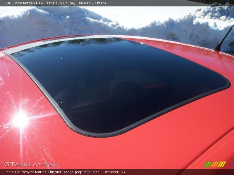Uni Red / Cream 2003 Volkswagen New Beetle GLS Coupe