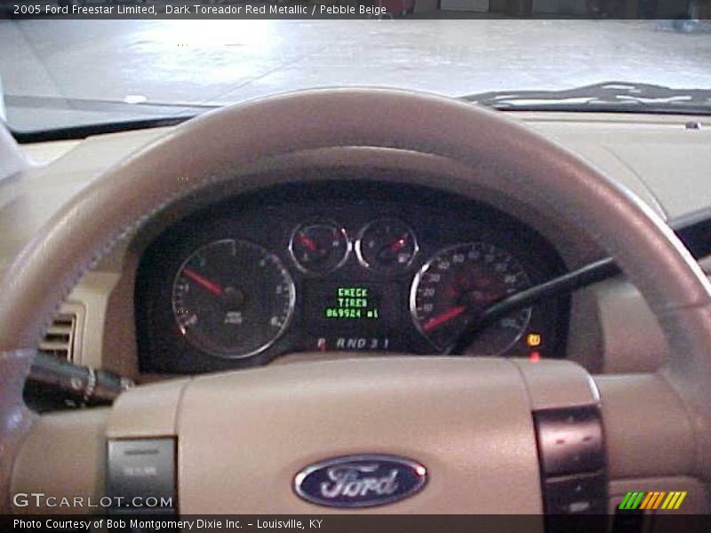 Dark Toreador Red Metallic / Pebble Beige 2005 Ford Freestar Limited