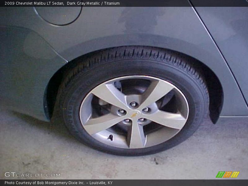 Dark Gray Metallic / Titanium 2009 Chevrolet Malibu LT Sedan