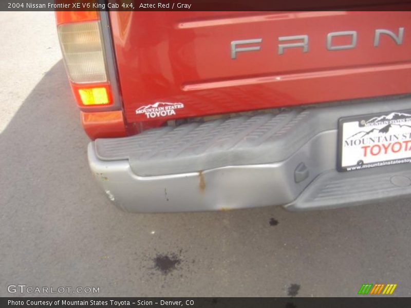 Aztec Red / Gray 2004 Nissan Frontier XE V6 King Cab 4x4