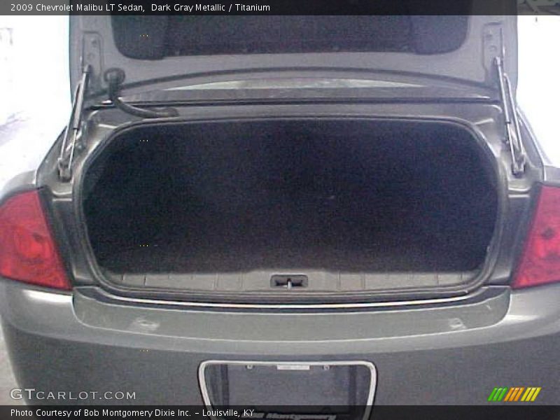 Dark Gray Metallic / Titanium 2009 Chevrolet Malibu LT Sedan