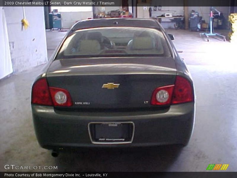 Dark Gray Metallic / Titanium 2009 Chevrolet Malibu LT Sedan
