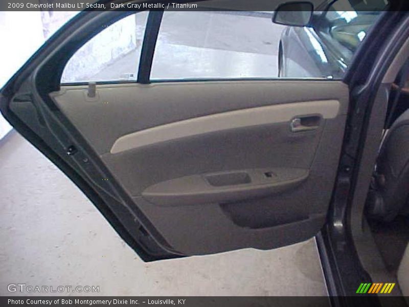 Dark Gray Metallic / Titanium 2009 Chevrolet Malibu LT Sedan