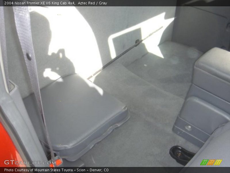 Aztec Red / Gray 2004 Nissan Frontier XE V6 King Cab 4x4