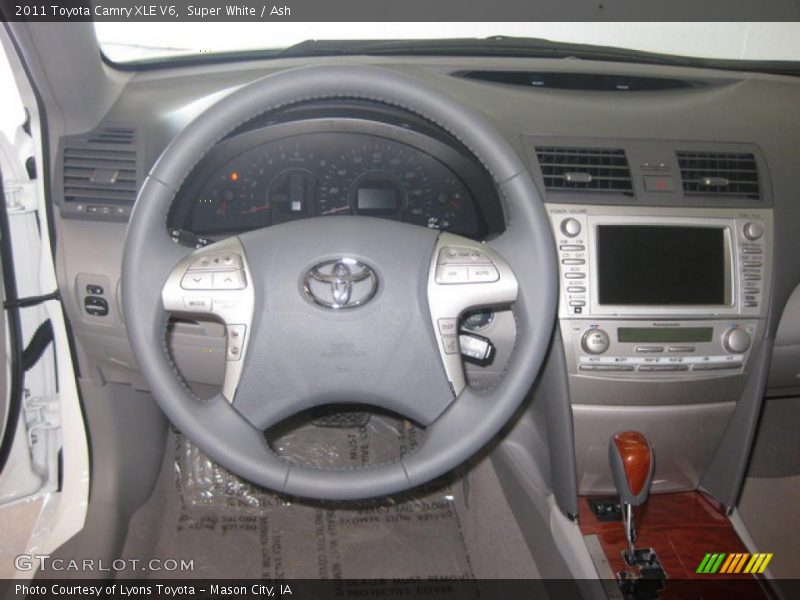 Super White / Ash 2011 Toyota Camry XLE V6