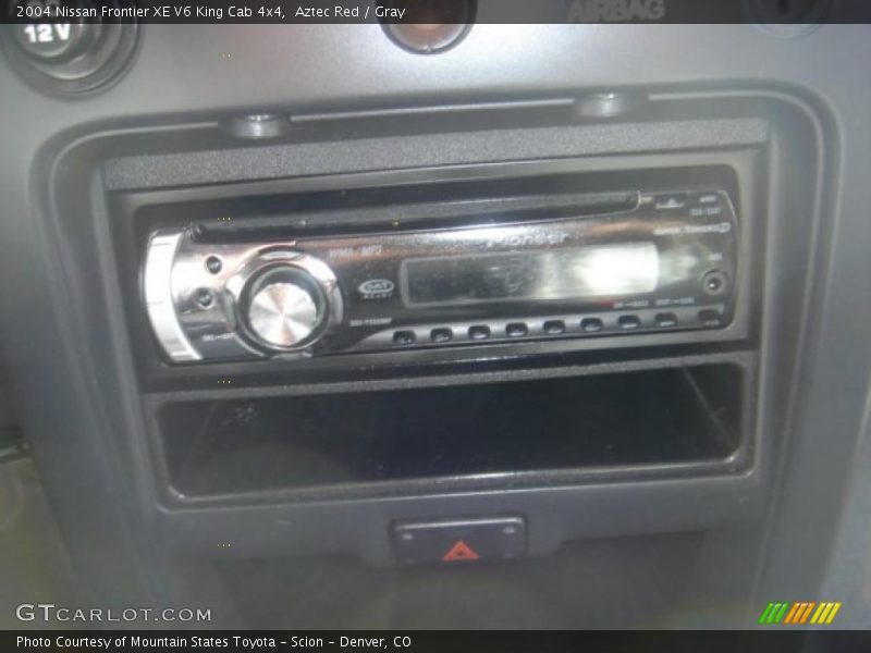 Aztec Red / Gray 2004 Nissan Frontier XE V6 King Cab 4x4