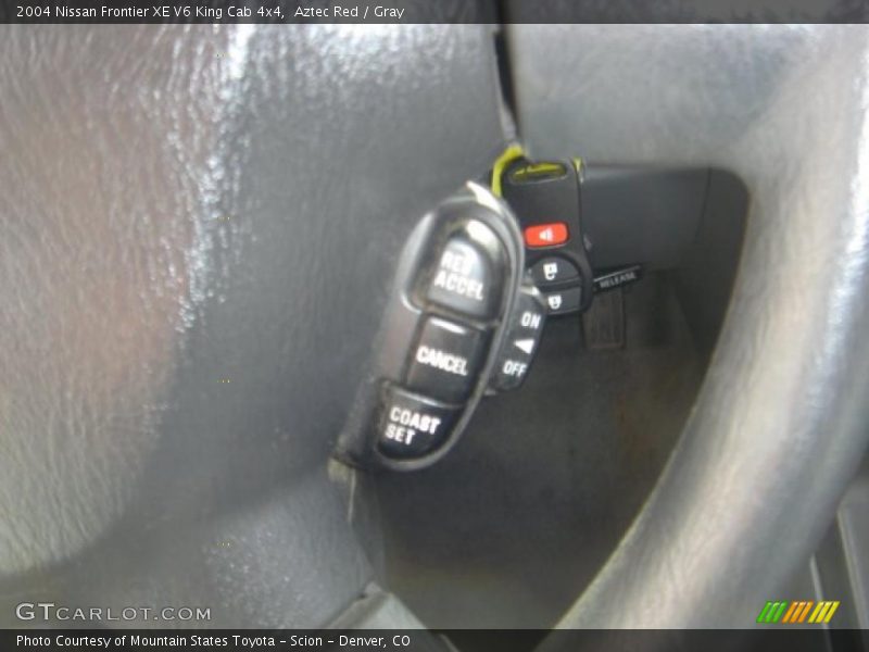 Aztec Red / Gray 2004 Nissan Frontier XE V6 King Cab 4x4