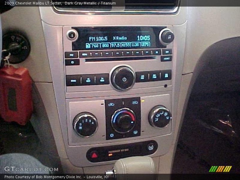 Dark Gray Metallic / Titanium 2009 Chevrolet Malibu LT Sedan
