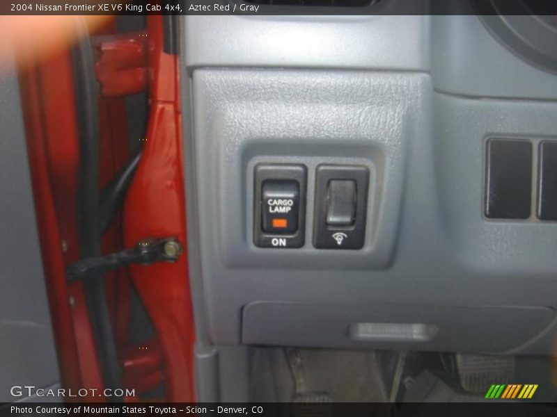 Aztec Red / Gray 2004 Nissan Frontier XE V6 King Cab 4x4