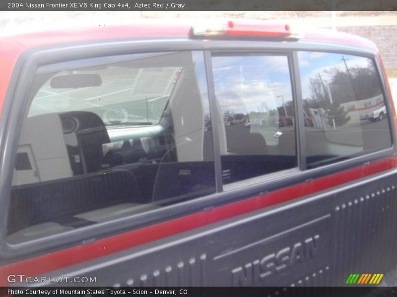 Aztec Red / Gray 2004 Nissan Frontier XE V6 King Cab 4x4