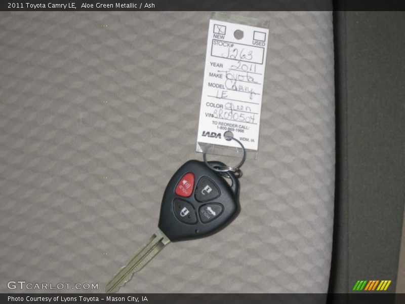Aloe Green Metallic / Ash 2011 Toyota Camry LE