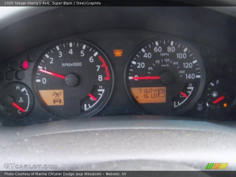 Super Black / Steel/Graphite 2005 Nissan Xterra S 4x4