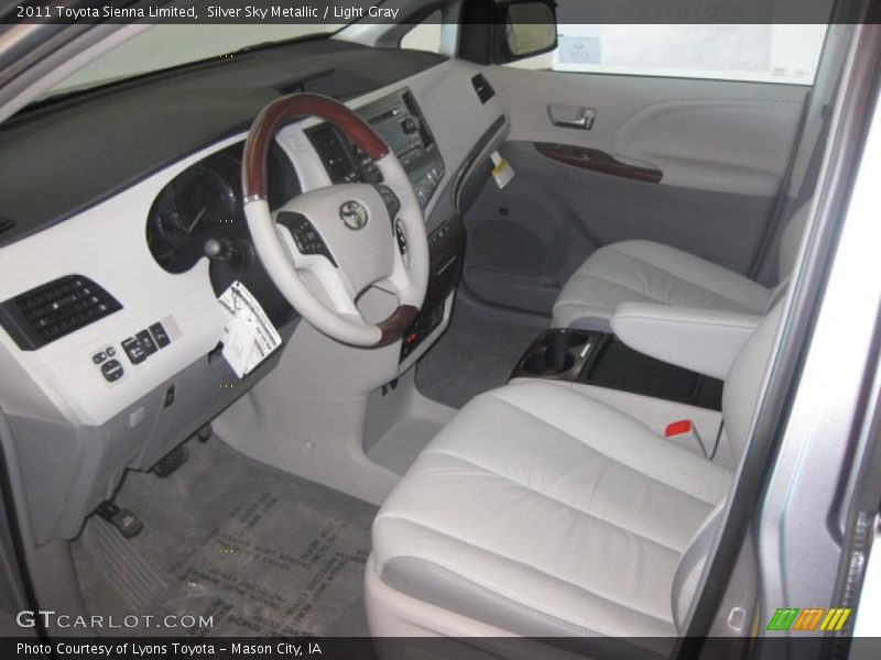 Silver Sky Metallic / Light Gray 2011 Toyota Sienna Limited