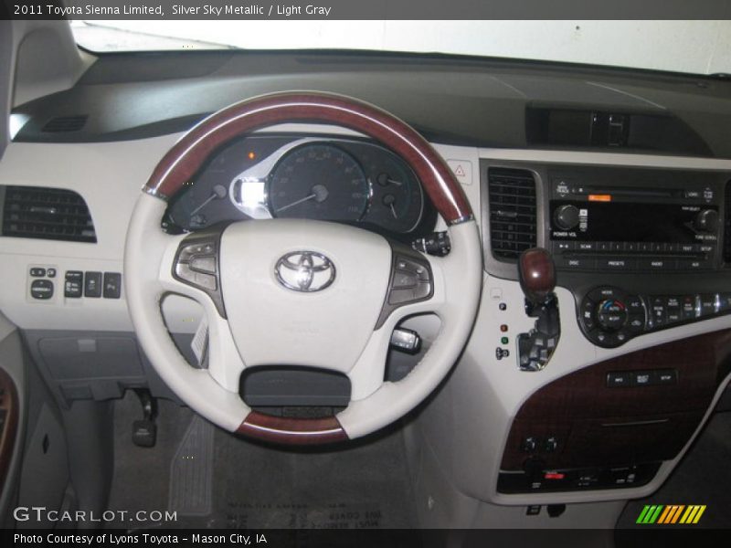 Silver Sky Metallic / Light Gray 2011 Toyota Sienna Limited