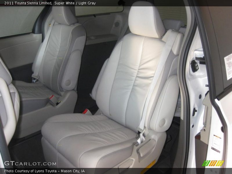 Super White / Light Gray 2011 Toyota Sienna Limited