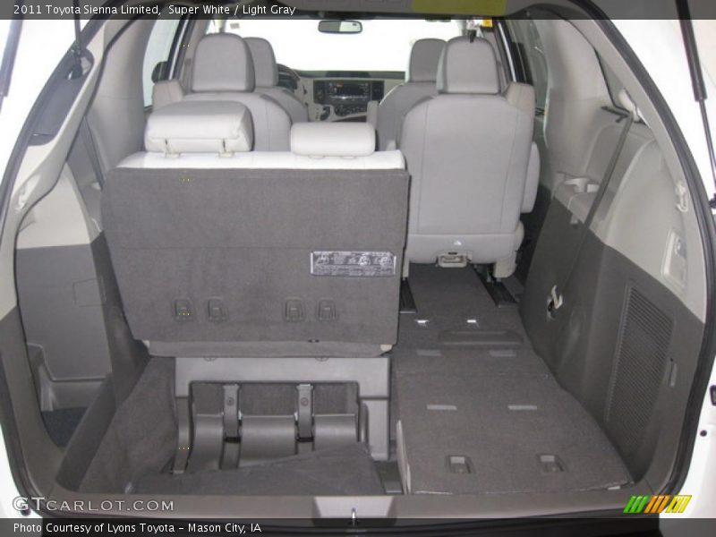 Super White / Light Gray 2011 Toyota Sienna Limited