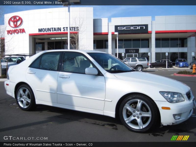 Crystal White / Black 2002 Lexus IS 300