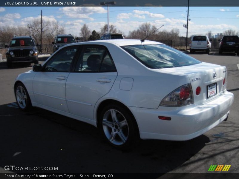 Crystal White / Black 2002 Lexus IS 300