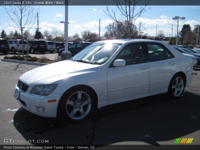 Crystal White / Black 2002 Lexus IS 300