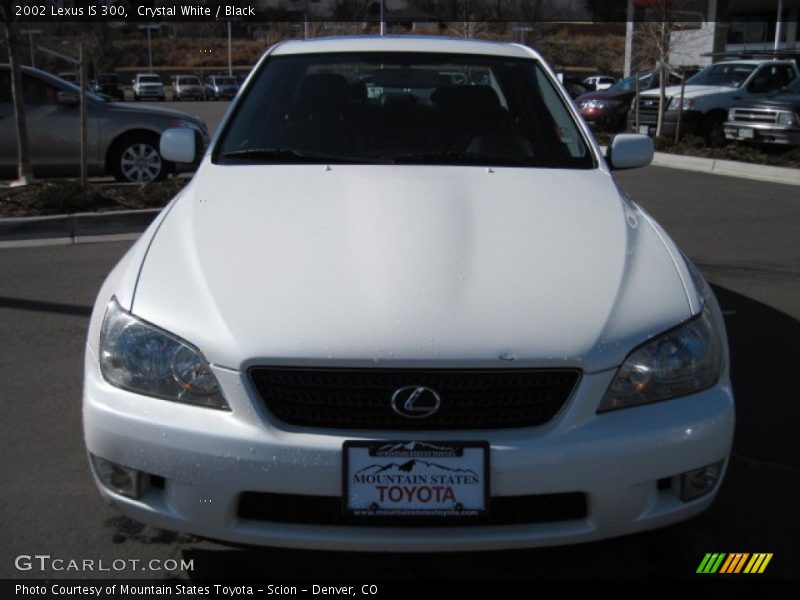 Crystal White / Black 2002 Lexus IS 300