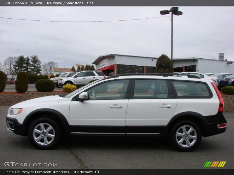 Ice White / Sandstone Beige 2008 Volvo XC70 AWD