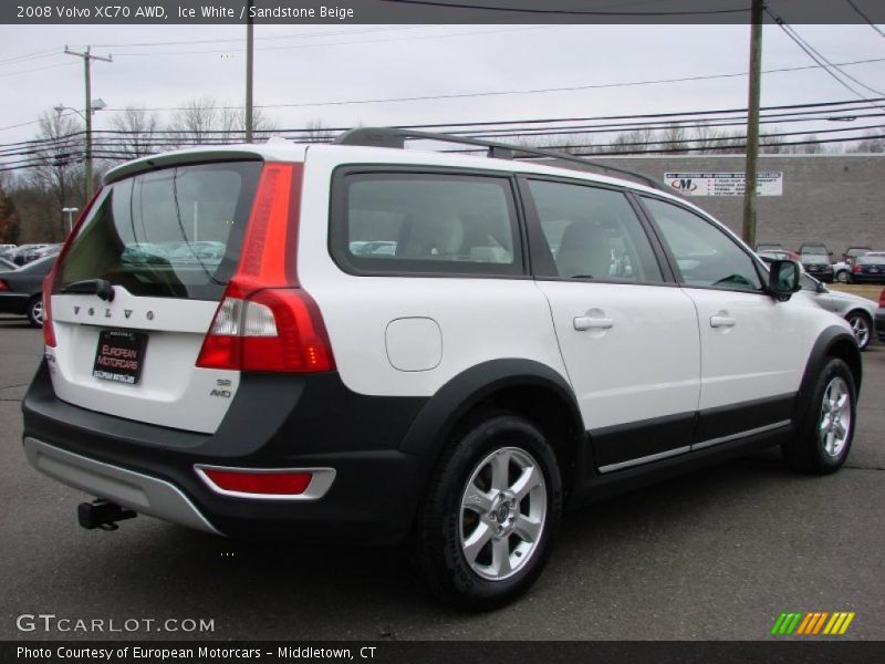 Ice White / Sandstone Beige 2008 Volvo XC70 AWD