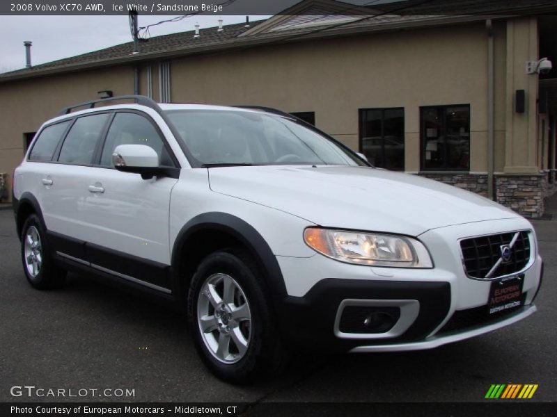 Ice White / Sandstone Beige 2008 Volvo XC70 AWD