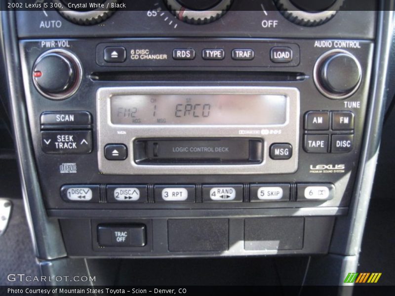 Crystal White / Black 2002 Lexus IS 300