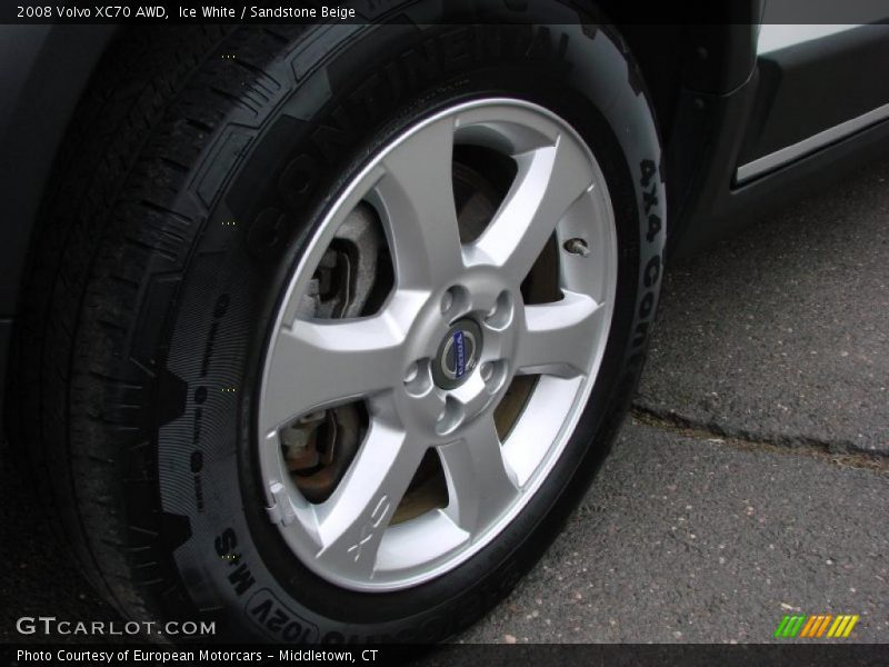 Ice White / Sandstone Beige 2008 Volvo XC70 AWD