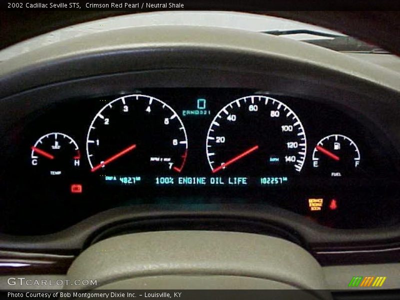 Crimson Red Pearl / Neutral Shale 2002 Cadillac Seville STS