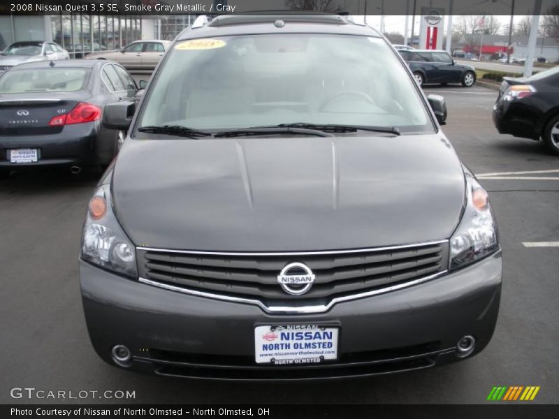 Smoke Gray Metallic / Gray 2008 Nissan Quest 3.5 SE