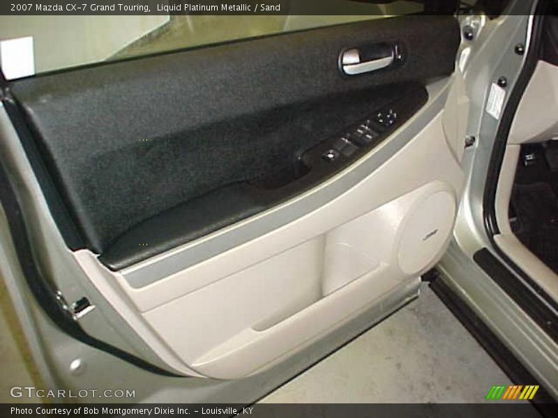 Liquid Platinum Metallic / Sand 2007 Mazda CX-7 Grand Touring