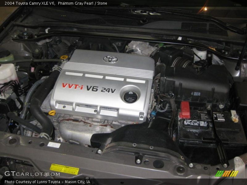 Phantom Gray Pearl / Stone 2004 Toyota Camry XLE V6