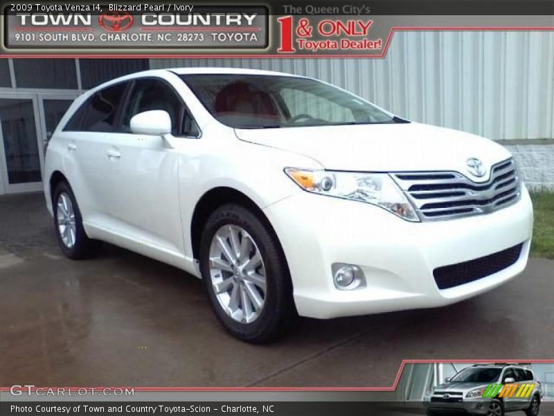 Blizzard Pearl / Ivory 2009 Toyota Venza I4