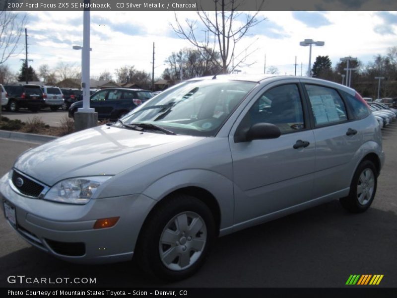 CD Silver Metallic / Charcoal 2007 Ford Focus ZX5 SE Hatchback
