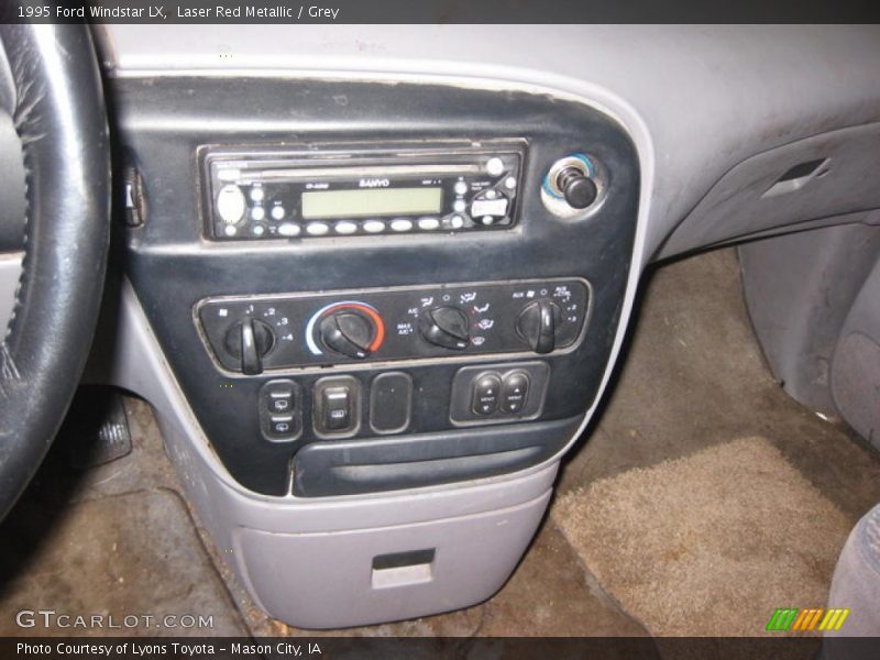 Laser Red Metallic / Grey 1995 Ford Windstar LX