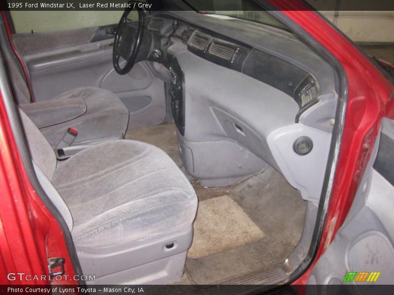 Laser Red Metallic / Grey 1995 Ford Windstar LX