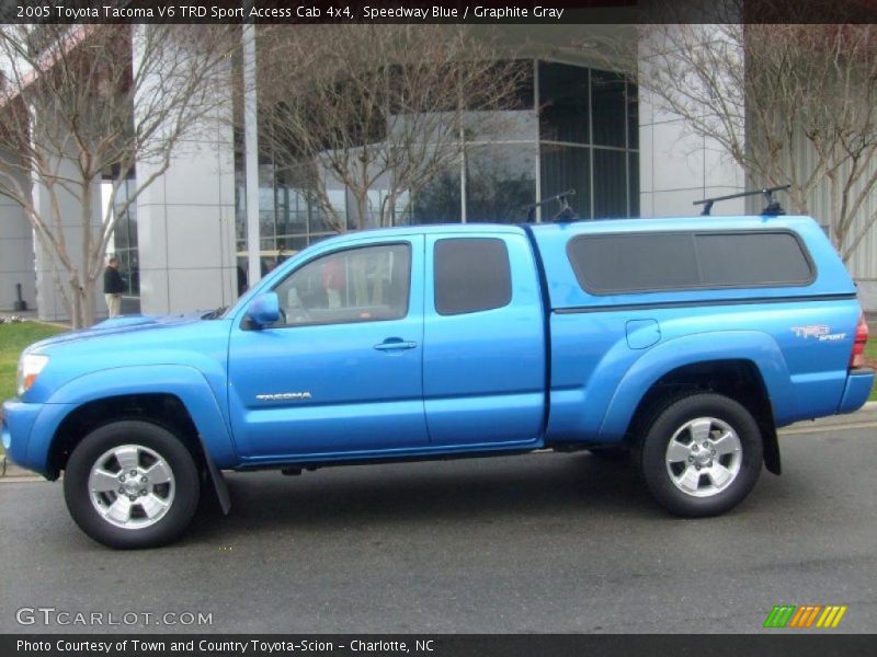 Speedway Blue / Graphite Gray 2005 Toyota Tacoma V6 TRD Sport Access Cab 4x4