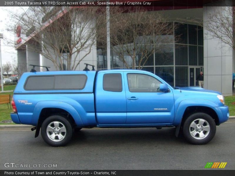 Speedway Blue / Graphite Gray 2005 Toyota Tacoma V6 TRD Sport Access Cab 4x4
