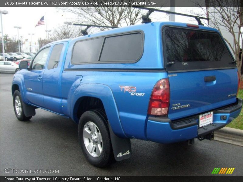 Speedway Blue / Graphite Gray 2005 Toyota Tacoma V6 TRD Sport Access Cab 4x4