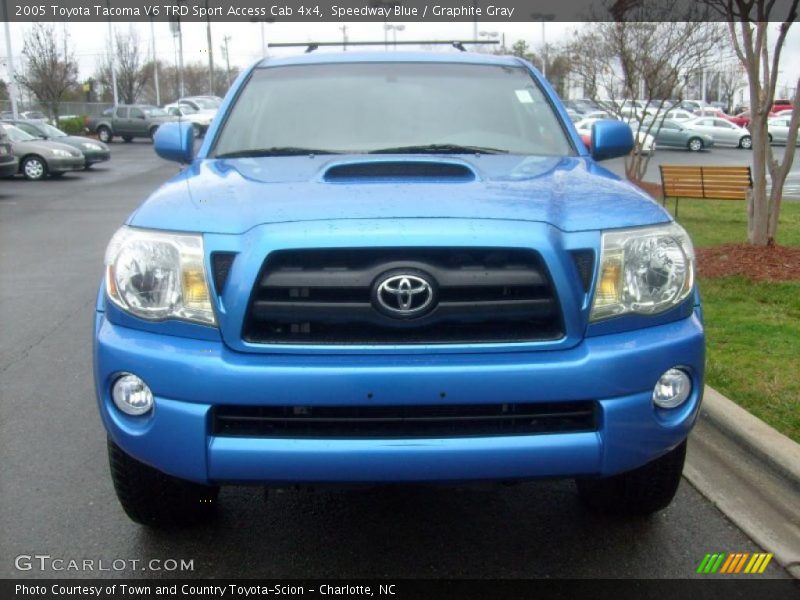 Speedway Blue / Graphite Gray 2005 Toyota Tacoma V6 TRD Sport Access Cab 4x4